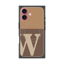 プレミアムパネル with MagSafe［ オリジナル - initial two tone - W brown ］