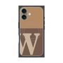 プレミアムパネル with MagSafe［ オリジナル - initial two tone - W brown ］