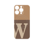 プレミアムパネル with MagSafe［ オリジナル - initial two tone - W brown ］