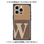 プレミアムパネル with MagSafe［ オリジナル - initial two tone - W brown ］
