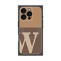 プレミアムパネル with MagSafe［ オリジナル - initial two tone - W brown ］