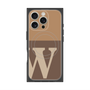 プレミアムパネル with MagSafe［ オリジナル - initial two tone - W brown ］