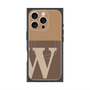 プレミアムパネル with MagSafe［ オリジナル - initial two tone - W brown ］