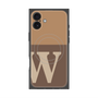 プレミアムパネル with MagSafe［ オリジナル - initial two tone - W brown ］