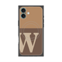 プレミアムパネル with MagSafe［ オリジナル - initial two tone - W brown ］