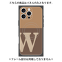 プレミアムパネル with MagSafe［ オリジナル - initial two tone - W brown ］