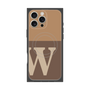 プレミアムパネル with MagSafe［ オリジナル - initial two tone - W brown ］