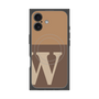プレミアムパネル with MagSafe［ オリジナル - initial two tone - W brown ］