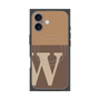 プレミアムパネル with MagSafe［ オリジナル - initial two tone - W brown ］