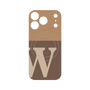 プレミアムパネル with MagSafe［ オリジナル - initial two tone - W brown ］