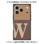 プレミアムパネル with MagSafe［ オリジナル - initial two tone - W brown ］
