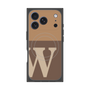 プレミアムパネル with MagSafe［ オリジナル - initial two tone - W brown ］