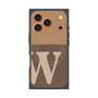 プレミアムパネル with MagSafe［ オリジナル - initial two tone - W brown ］