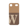 プレミアムパネル with MagSafe［ オリジナル - initial two tone - W brown ］