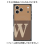 プレミアムパネル with MagSafe［ オリジナル - initial two tone - W brown ］