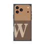 プレミアムパネル with MagSafe［ オリジナル - initial two tone - W brown ］