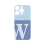 プレミアムパネル with MagSafe［ オリジナル - initial two tone - W blue ］