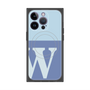 プレミアムパネル with MagSafe［ オリジナル - initial two tone - W blue ］