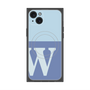プレミアムパネル with MagSafe［ オリジナル - initial two tone - W blue ］