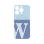プレミアムパネル with MagSafe［ オリジナル - initial two tone - W blue ］