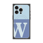 プレミアムパネル with MagSafe［ オリジナル - initial two tone - W blue ］