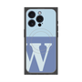プレミアムパネル with MagSafe［ オリジナル - initial two tone - W blue ］