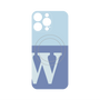 プレミアムパネル with MagSafe［ オリジナル - initial two tone - W blue ］