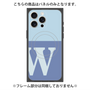 プレミアムパネル with MagSafe［ オリジナル - initial two tone - W blue ］