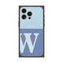 プレミアムパネル with MagSafe［ オリジナル - initial two tone - W blue ］