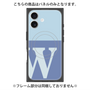 プレミアムパネル with MagSafe［ オリジナル - initial two tone - W blue ］
