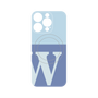 プレミアムパネル with MagSafe［ オリジナル - initial two tone - W blue ］