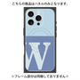 プレミアムパネル with MagSafe［ オリジナル - initial two tone - W blue ］