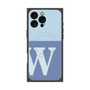 プレミアムパネル with MagSafe［ オリジナル - initial two tone - W blue ］
