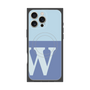 プレミアムパネル with MagSafe［ オリジナル - initial two tone - W blue ］