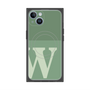 プレミアムパネル with MagSafe［ オリジナル - initial two tone - W green ］