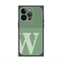 プレミアムパネル with MagSafe［ オリジナル - initial two tone - W green ］