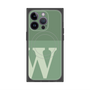 プレミアムパネル with MagSafe［ オリジナル - initial two tone - W green ］