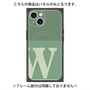 プレミアムパネル with MagSafe［ オリジナル - initial two tone - W green ］