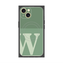 プレミアムパネル with MagSafe［ オリジナル - initial two tone - W green ］