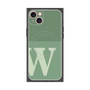 プレミアムパネル with MagSafe［ オリジナル - initial two tone - W green ］