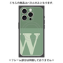プレミアムパネル with MagSafe［ オリジナル - initial two tone - W green ］