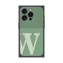 プレミアムパネル with MagSafe［ オリジナル - initial two tone - W green ］