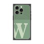 プレミアムパネル with MagSafe［ オリジナル - initial two tone - W green ］