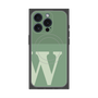 プレミアムパネル with MagSafe［ オリジナル - initial two tone - W green ］