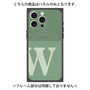 プレミアムパネル with MagSafe［ オリジナル - initial two tone - W green ］