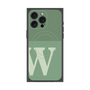 プレミアムパネル with MagSafe［ オリジナル - initial two tone - W green ］