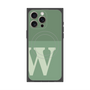 プレミアムパネル with MagSafe［ オリジナル - initial two tone - W green ］