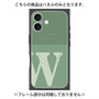 プレミアムパネル with MagSafe［ オリジナル - initial two tone - W green ］