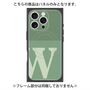 プレミアムパネル with MagSafe［ オリジナル - initial two tone - W green ］