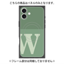 プレミアムパネル with MagSafe［ オリジナル - initial two tone - W green ］